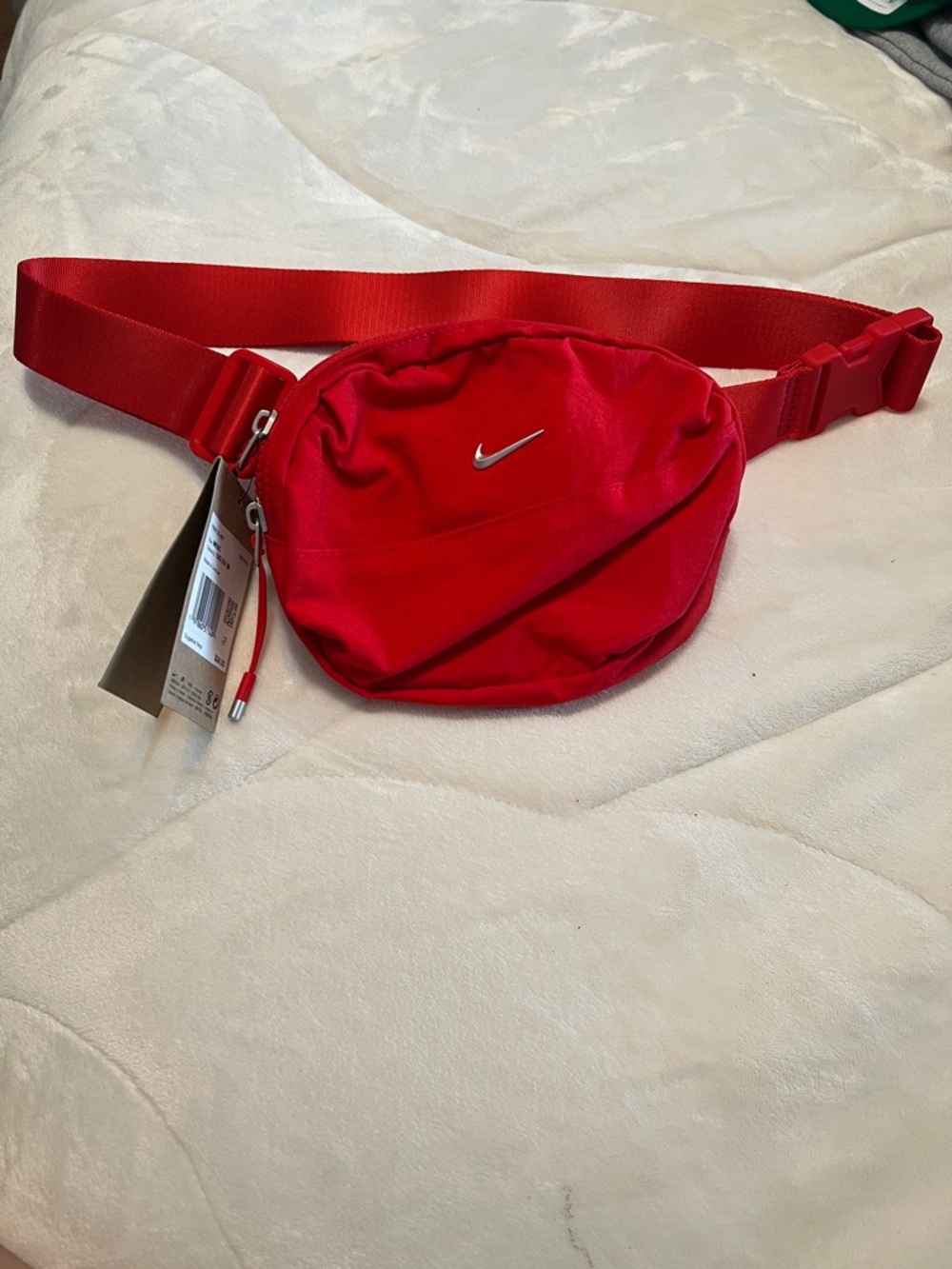 Red Crossbody Sling Bag/belt bag/ fannie pack.